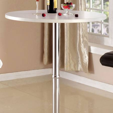 NESSA BAR TABLE WHITE CM-BT6150WH